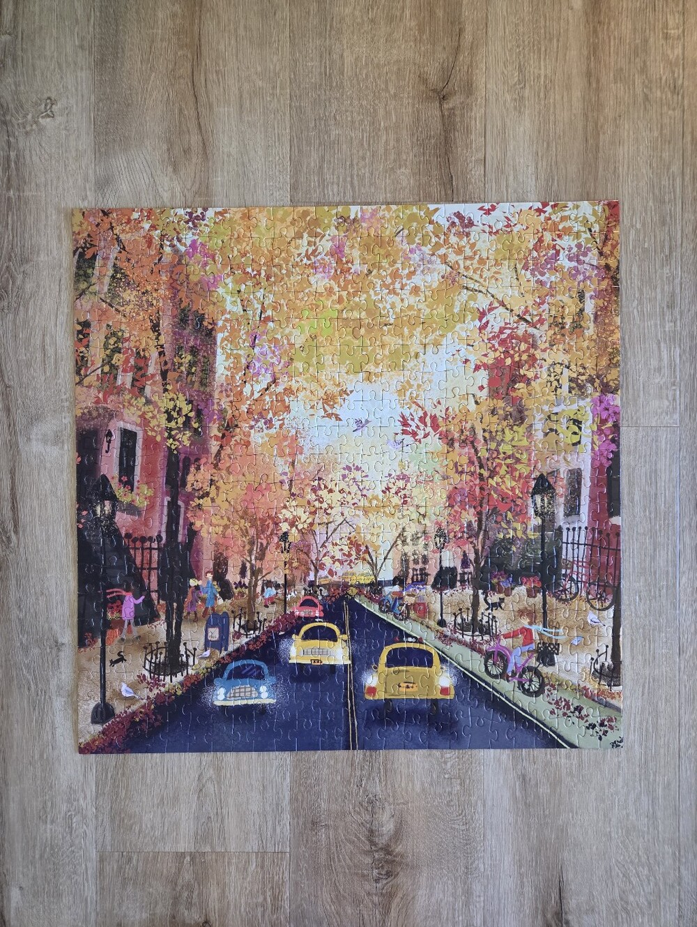 Galison Days of Fall 500 Piece Puzzle - Picture 2 of 3
